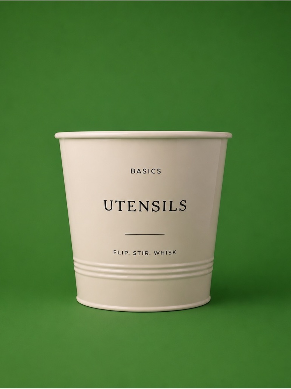 Basics Utensils Holder in white